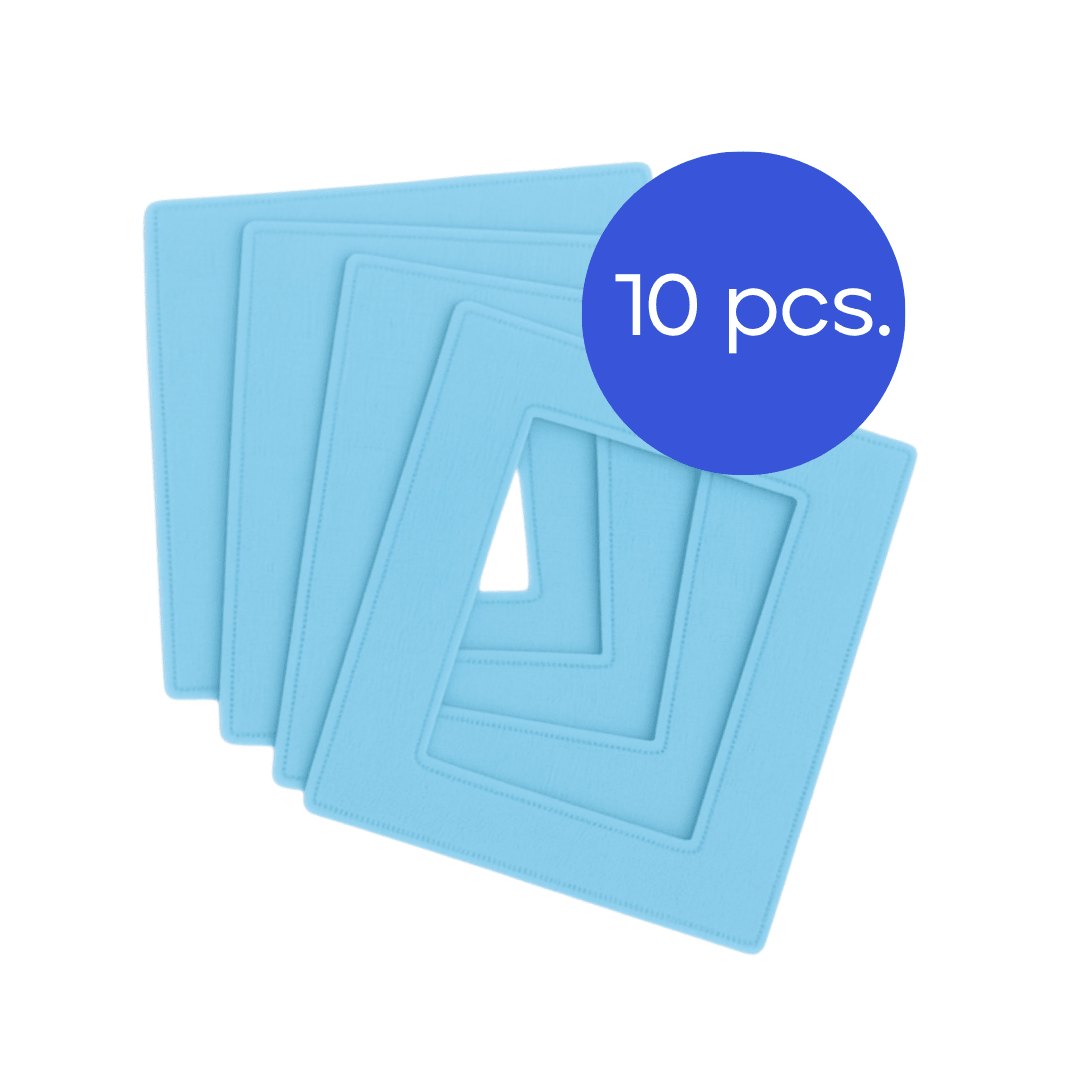 HESTER M3 polishing cloths, 10 pcs. (blue) - Hester